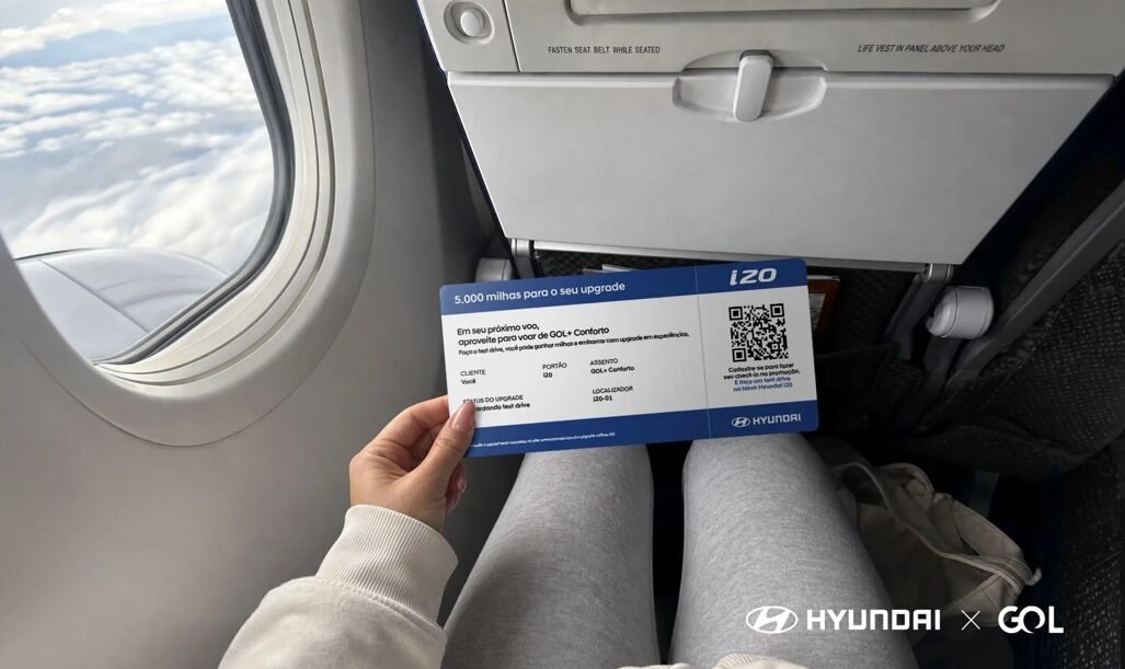 Hyundai i20 realiza ação com a GOL Linhas Aéreas e oferece milhas Smiles em nova campanha